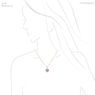 Amethyst Heart Pendant from Brazil  | Venusrox