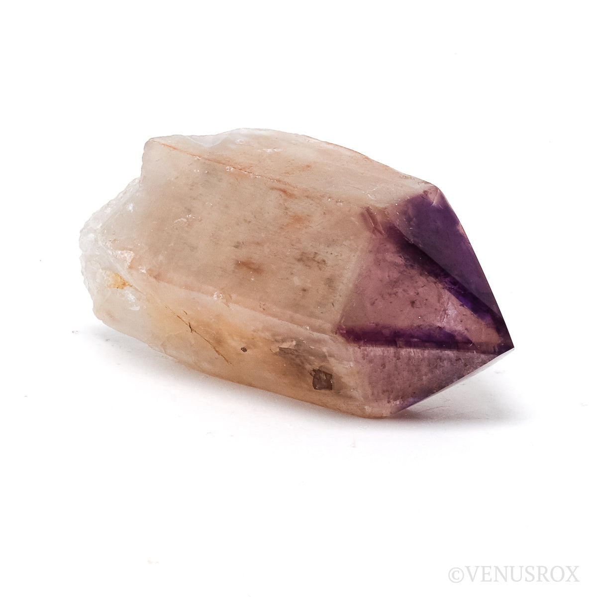 Amethyst Phantom Part Polished/Part Natural Point from Cristalina, Goiás, Brazil | Venusrox