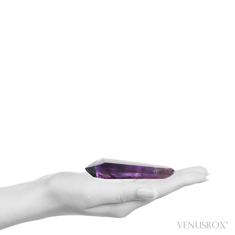 Amethyst Phantom Polished Point from Brazil | Venusrox