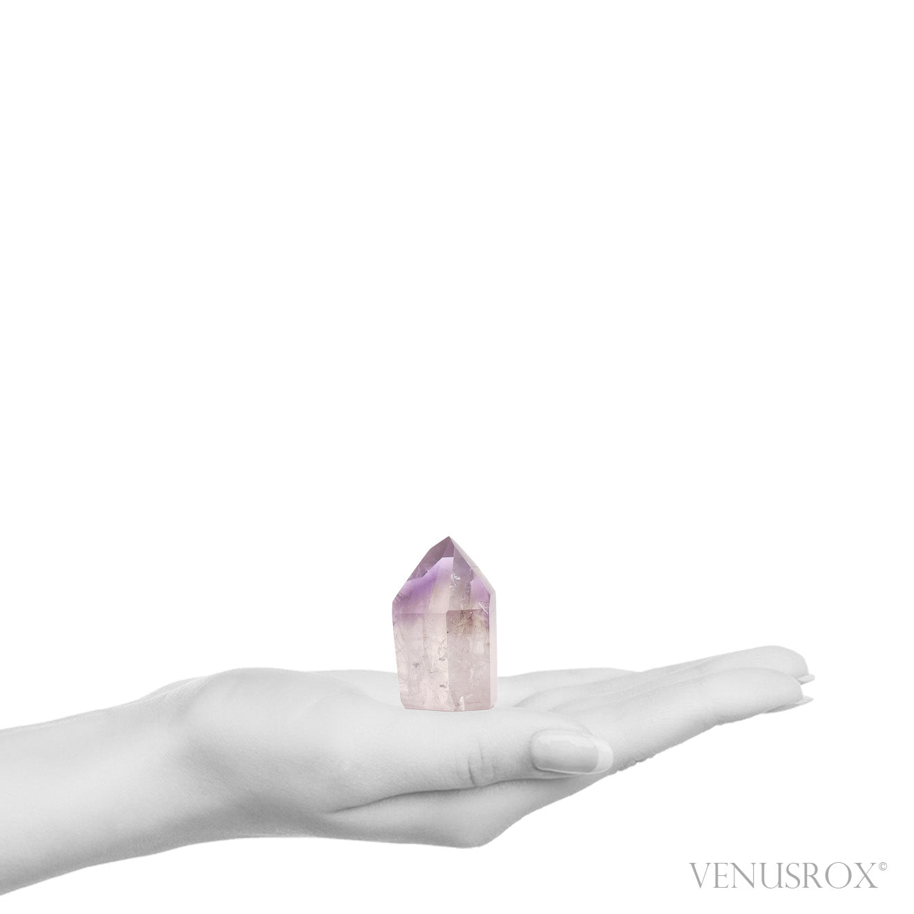 Amethyst Phantom Polished Point from Brazil | Venusrox