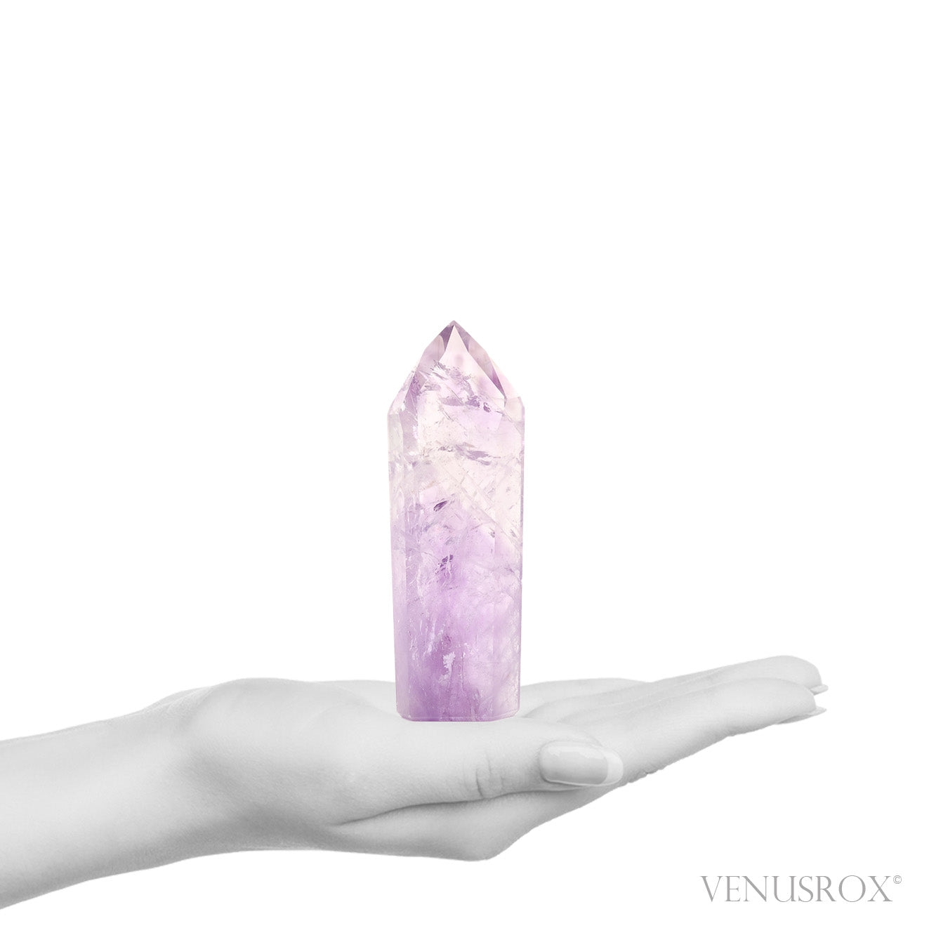 Amethyst Phantom Polished Point from Brazil | Venusrox