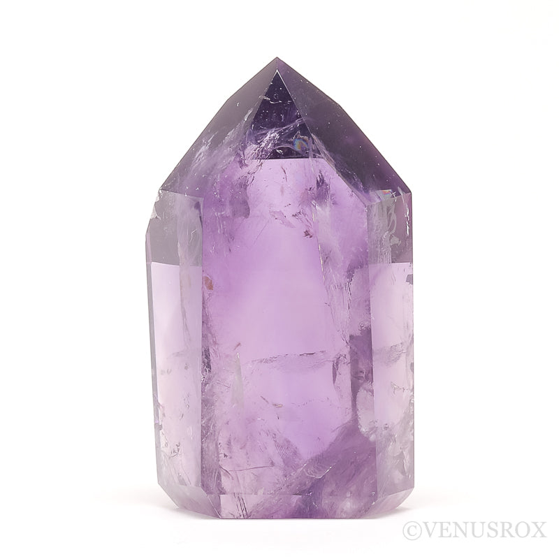 Amethyst Phantom Polished Point from Brazil | Venusrox
