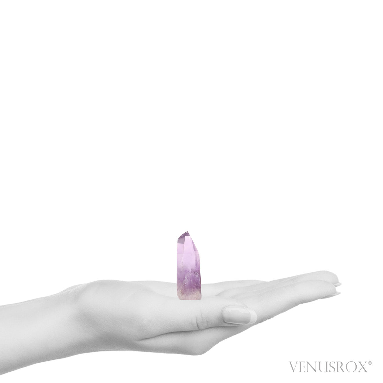 Amethyst Phantom Polished Point from Brazil | Venusrox