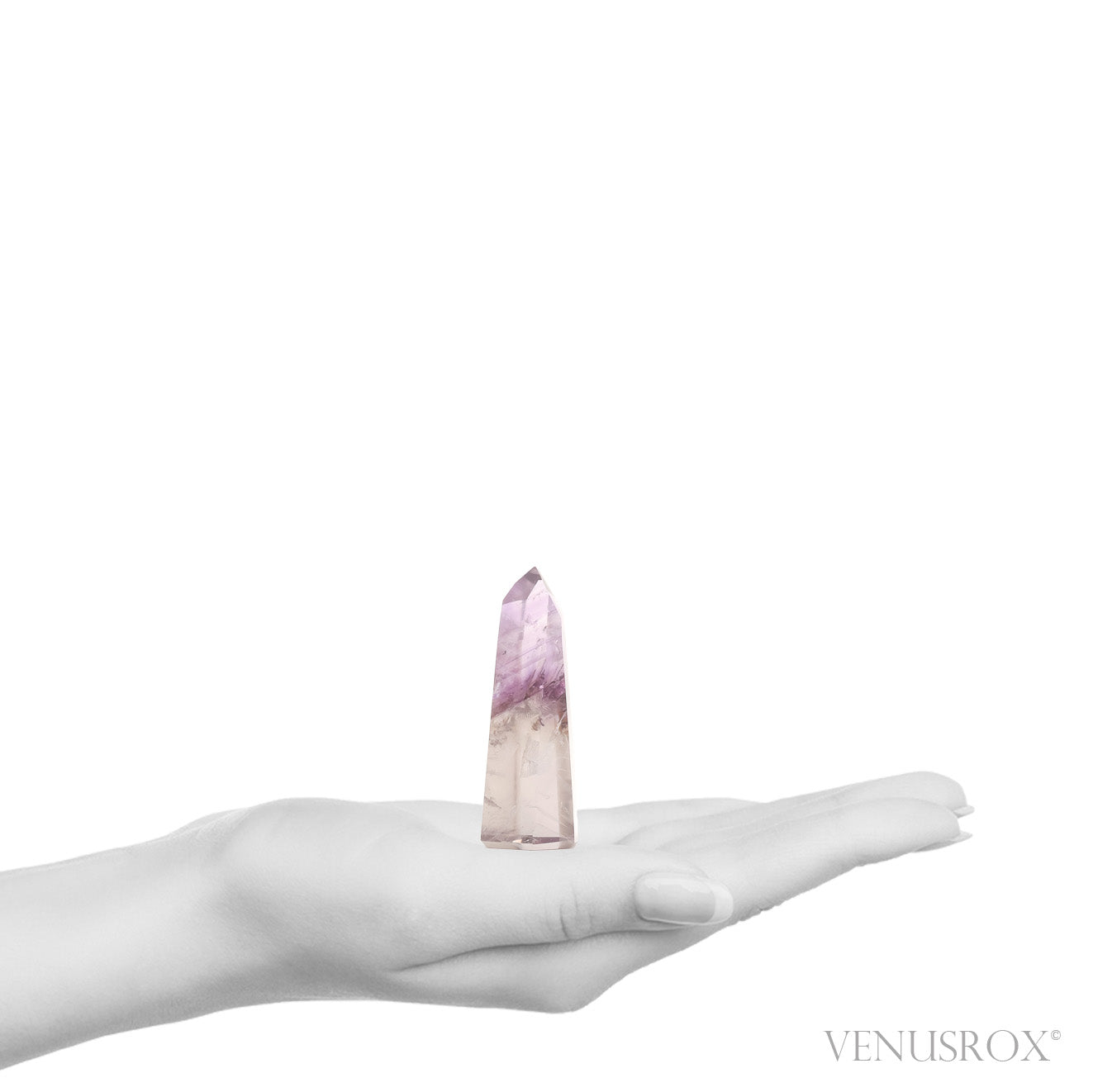 Amethyst Phantom Polished Point from Brazil | Venusrox