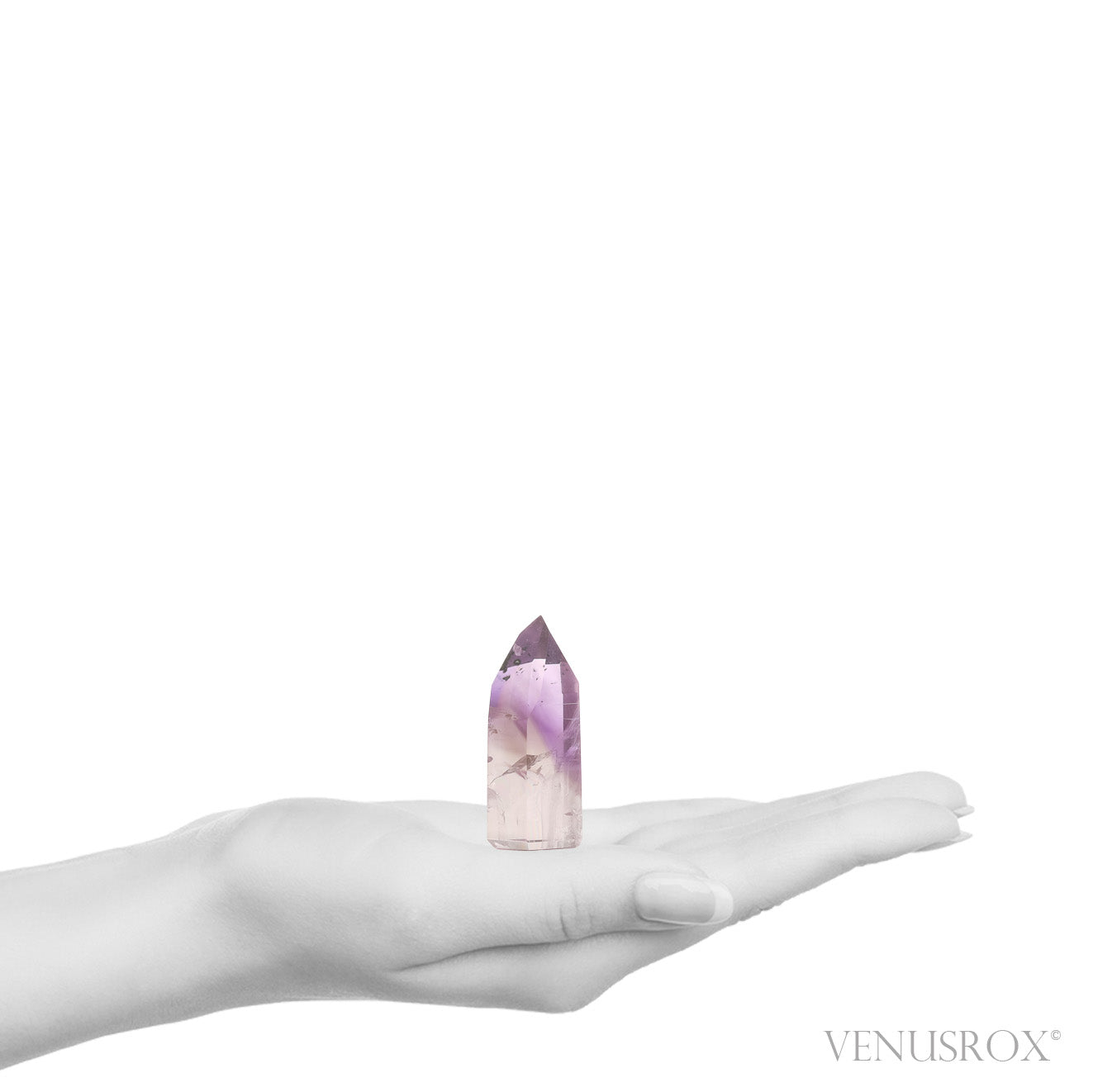 Amethyst Phantom Polished Point from Brazil | Venusrox
