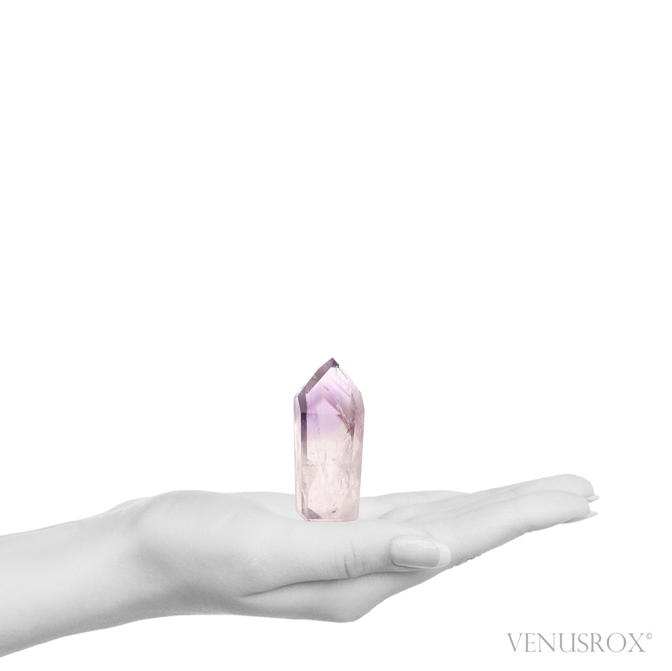 Amethyst Phantom Polished Point from Brazil | Venusrox