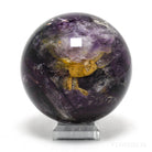 Amethyst Phantom Quartz Polished Sphere from the Goboboseb Mountains, Namibia | Venusrox