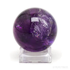 Amethyst Phantom Quartz Polished Sphere from the Goboboseb Mountains, Namibia | Venusrox