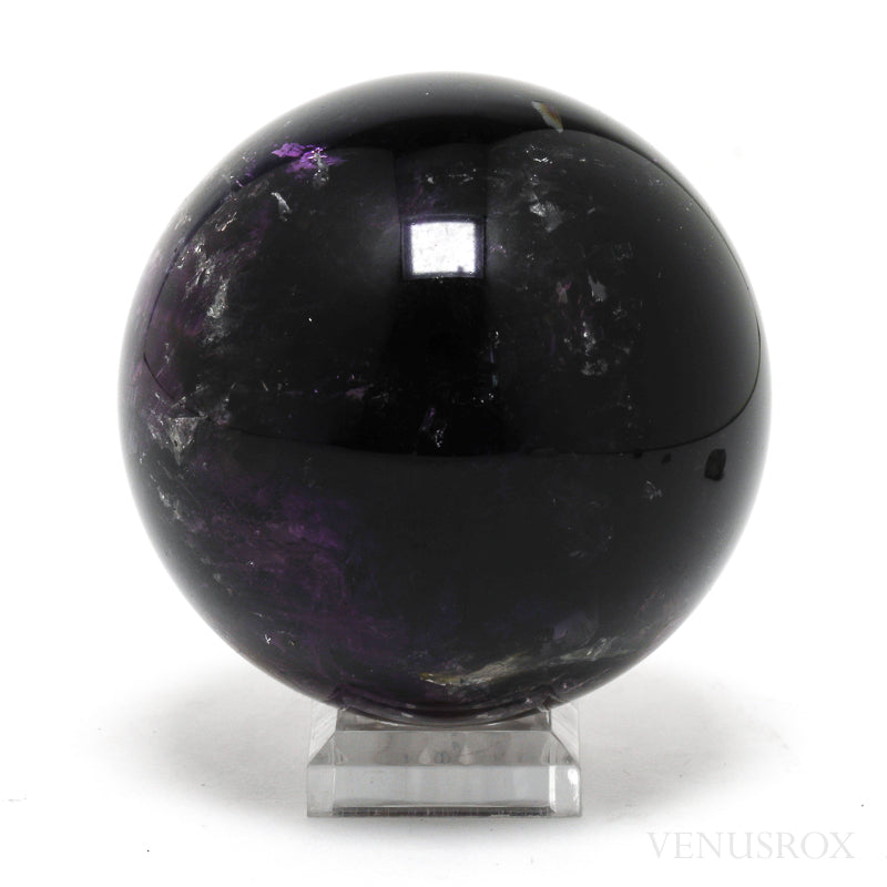 Amethyst Phantom Quartz Polished Sphere from the Goboboseb Mountains, Namibia | Venusrox