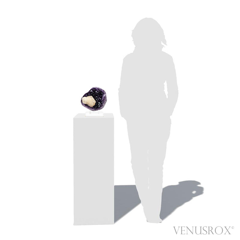 Amethyst with Agate & Calcite Polished/Natural Cluster from Uruguay | Venusrox
