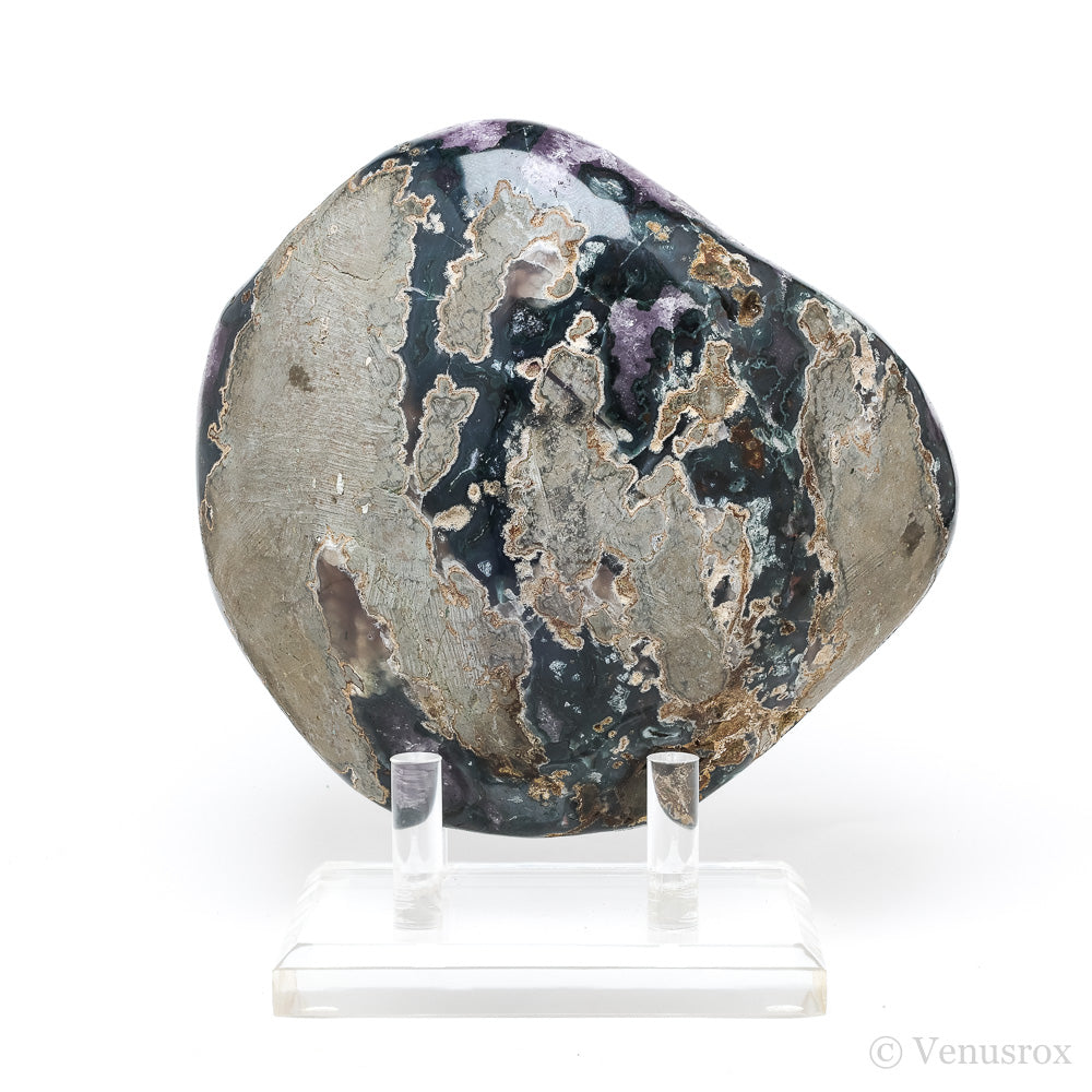 Amethyst with Agate & Calcite Polished/Natural Cluster from Uruguay | Venusrox