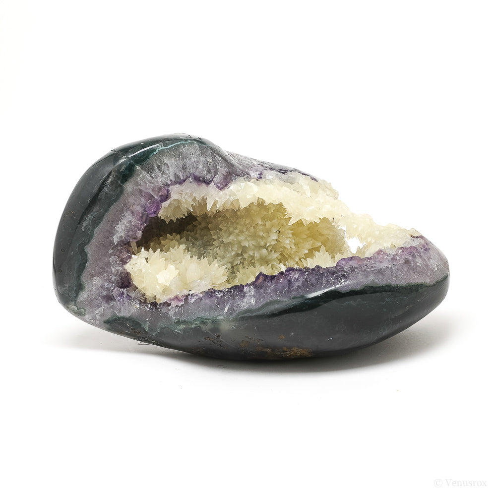 Amethyst with Agate & Calcite Polished/Natural Cluster from Uruguay | Venusrox