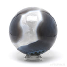 Amethyst with Agate Geode Sphere from Brazil | Venusro