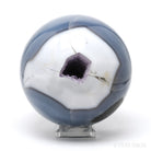 Amethyst with Agate Geode Sphere from Brazil | Venusrox