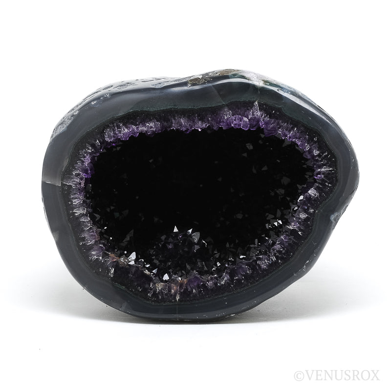 Amethyst with Agate Part Polished/Part Natural Cluster from Uruguay | Venusrox