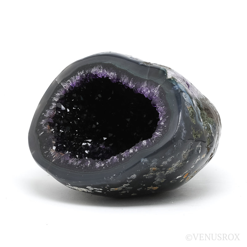 Amethyst with Agate Part Polished/Part Natural Cluster from Uruguay | Venusrox