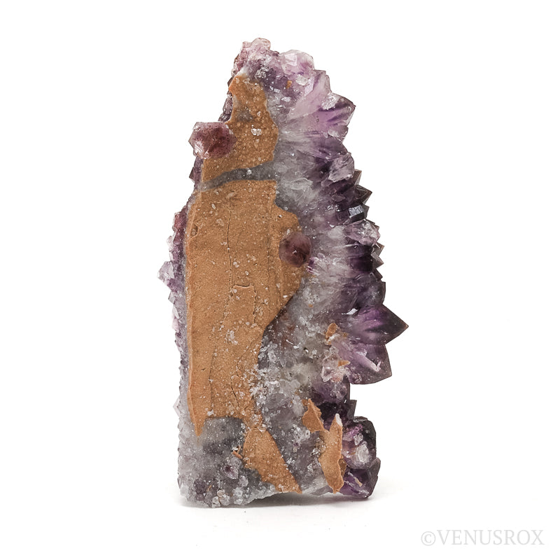 Amethyst with Hematite Natural Cluster from Thunder Bay, Ontario, Canada | Venusrox