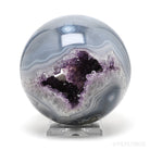 Amethyst with Quartz, Agate & Calcite Geode Sphere from Brazil | Venusrox