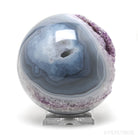 Amethyst with Quartz, Agate & Calcite Geode Sphere from Brazil | Venusrox