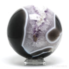 Amethyst with Quartz, Agate & Calcite Geode Sphere from Brazil | Venusrox