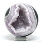 Amethyst with Quartz, Agate & Calcite Geode Sphere from Brazil | Venusrox