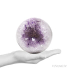 Amethyst with Quartz & Agate Geode Sphere from Brazil | Venusrox
