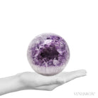 Amethyst with Quartz & Agate Geode Sphere from Brazil | Venusrox
