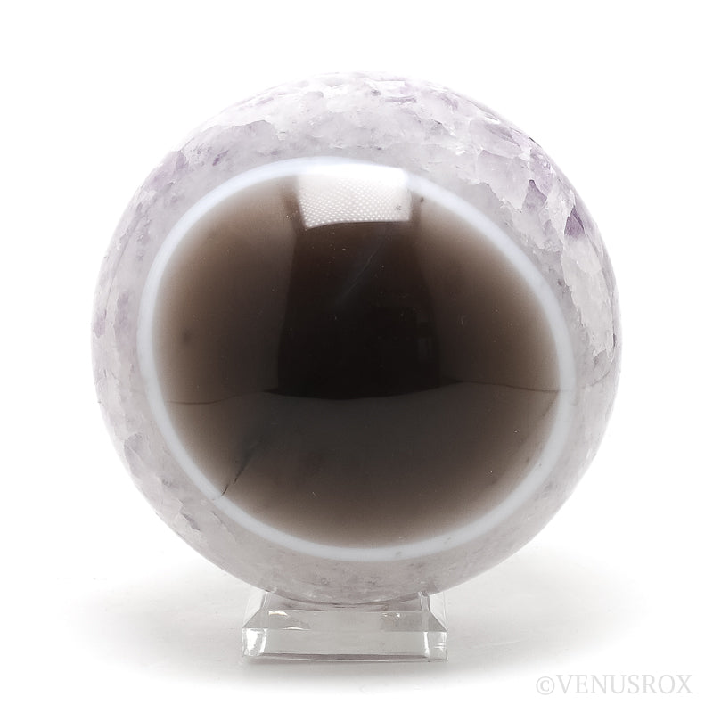 Amethyst with Quartz & Agate Geode Sphere from Brazil | Venusrox