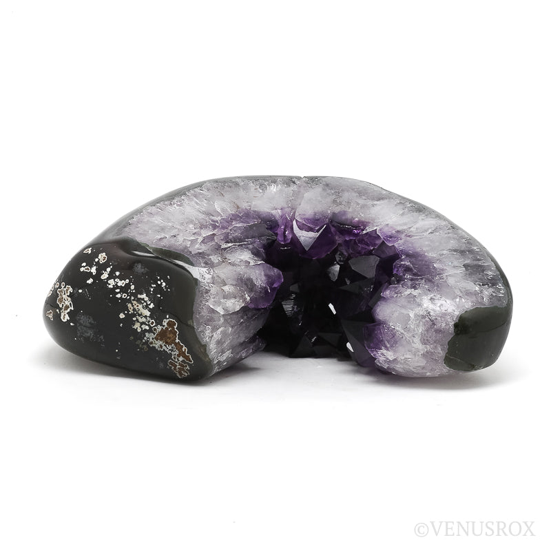 Amethyst with Quartz & Agate Part Polished/Part Natural Cluster from Uruguay | Venusrox