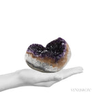 Amethyst with Quartz, Agate & Matrix Part Polished/Part Natural Cluster from Uruguay | Venusrox
