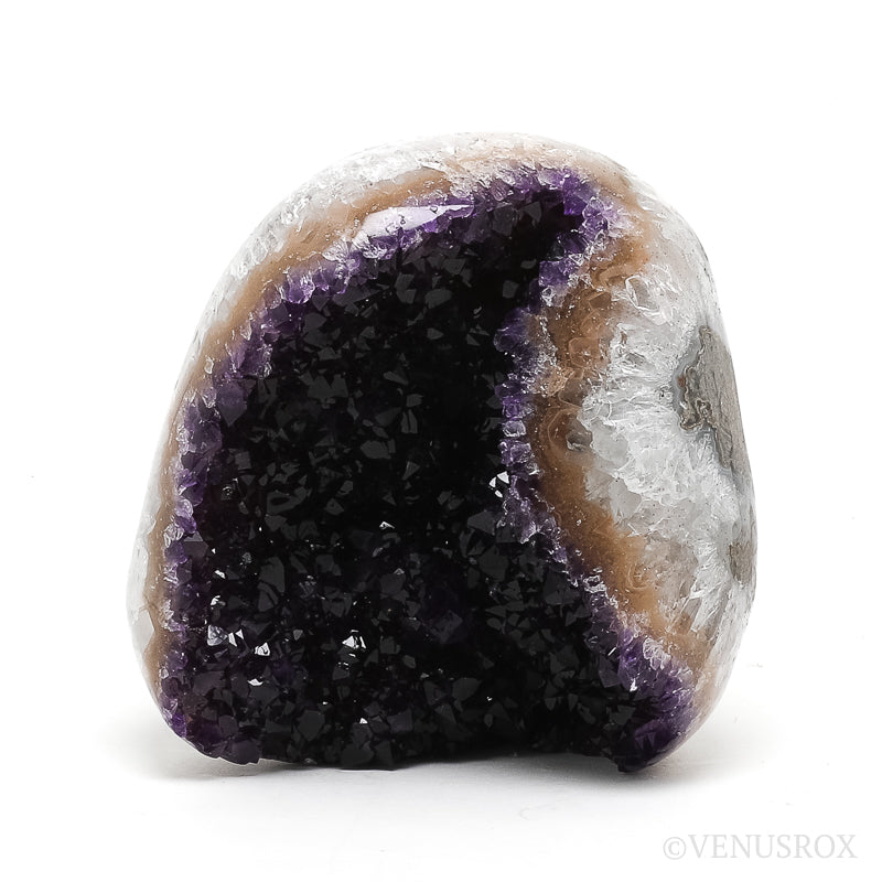 Amethyst with Quartz, Agate & Matrix Part Polished/Part Natural Cluster from Uruguay | Venusrox