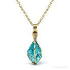 Blue Apatite Pendant from Madagascar | Venusrox
