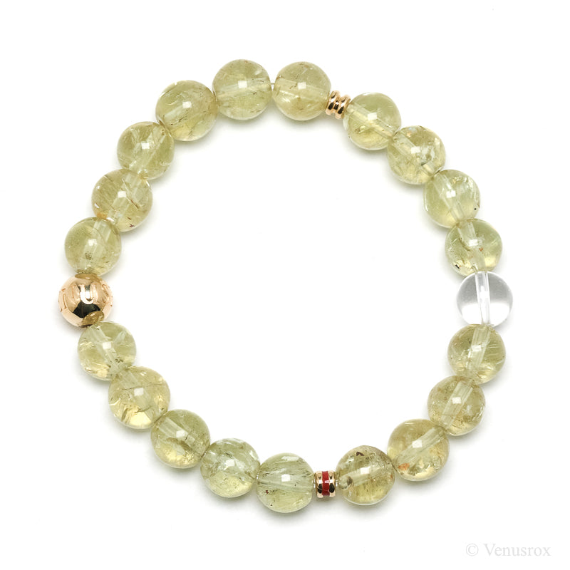 Golden Apatite Bracelet from Cerro de Mercado in Ciudad Durango, Durango, Mexico | Venusrox