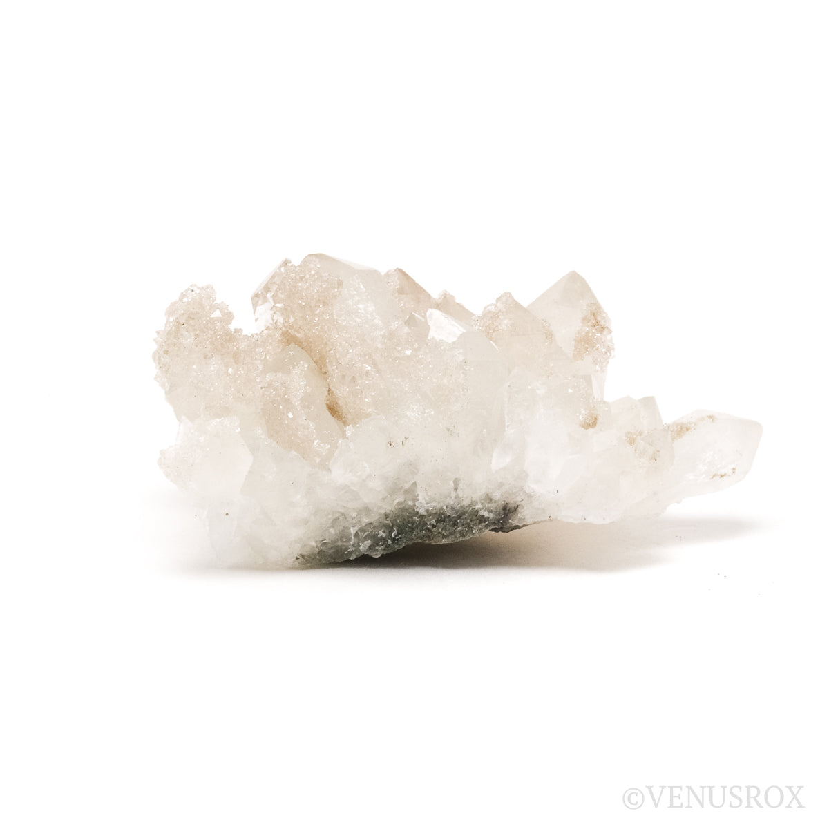 Apophyllite & Chalcedony on Clear Quartz Natural Cluster from the Vtoroy Sovetskiy Mine, Dalnegorsk, Primorskiy Kray, Russia | Venusrox