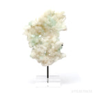 Green Apophyllite with Stilbite Natural Cluster from Maharashtra, India mounted on a bespoke stand | Venusrox