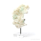 Green Apophyllite with Stilbite Natural Cluster from Maharashtra, India mounted on a bespoke stand | Venusrox