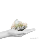 Green Apophyllite with Stilbite Natural Cluster from Jalgaon, Maharashtra, India | Venusrox