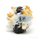 Aquamarine & Pink Apatite on Black Tourmaline & Albite Natural Cluster from Skardu, Gilgit-Baltistan, Pakistan | Venusrox