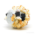 Aquamarine & Pink Apatite on Black Tourmaline & Albite Natural Cluster from Skardu, Gilgit-Baltistan, Pakistan | Venusrox