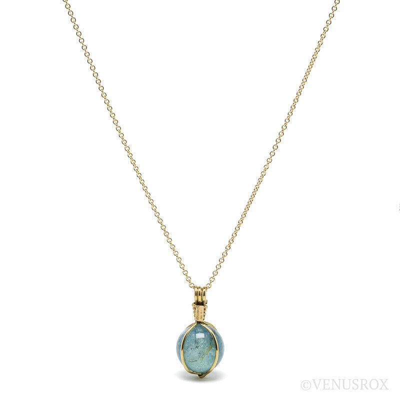Aquamarine Pendant from the Chitinskaya Oblast Mine, Zabaykalski Krai, Siberia, Russia | Venusrox