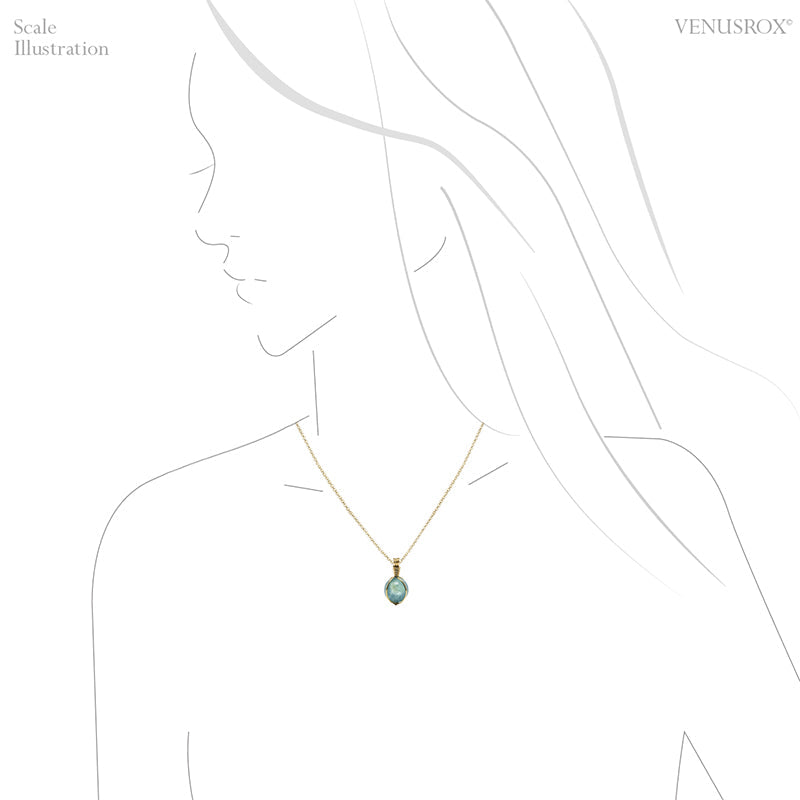 Aquamarine Pendant from the Chitinskaya Oblast Mine, Zabaykalski Krai, Siberia, Russia | Venusrox