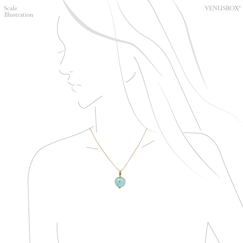 Aquamarine Pendant from Mozambique | Venusrox
