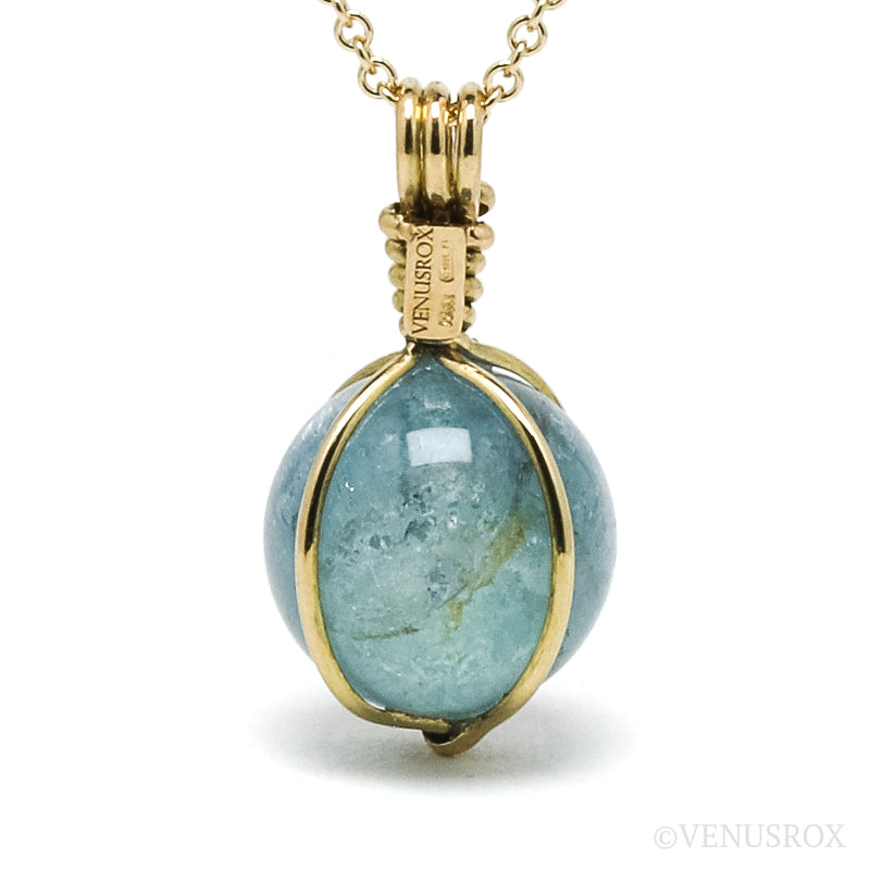 Aquamarine Pendant from the Chitinskaya Oblast Mine, Zabaykalski Krai, Siberia, Russia | Venusrox
