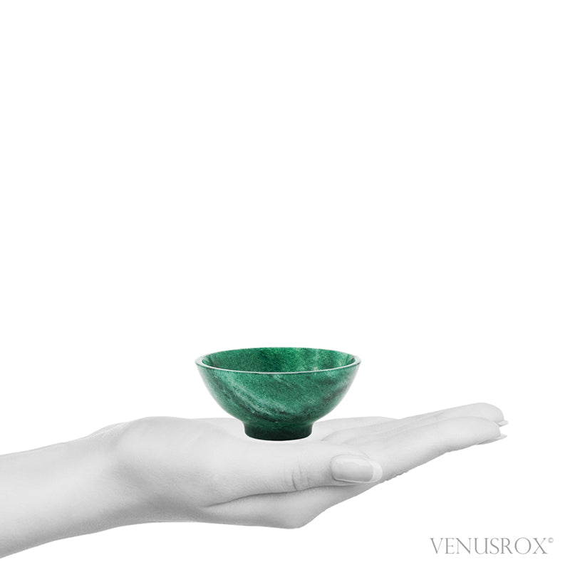 Green Aventurine Polished Bowl from India | Venusrox