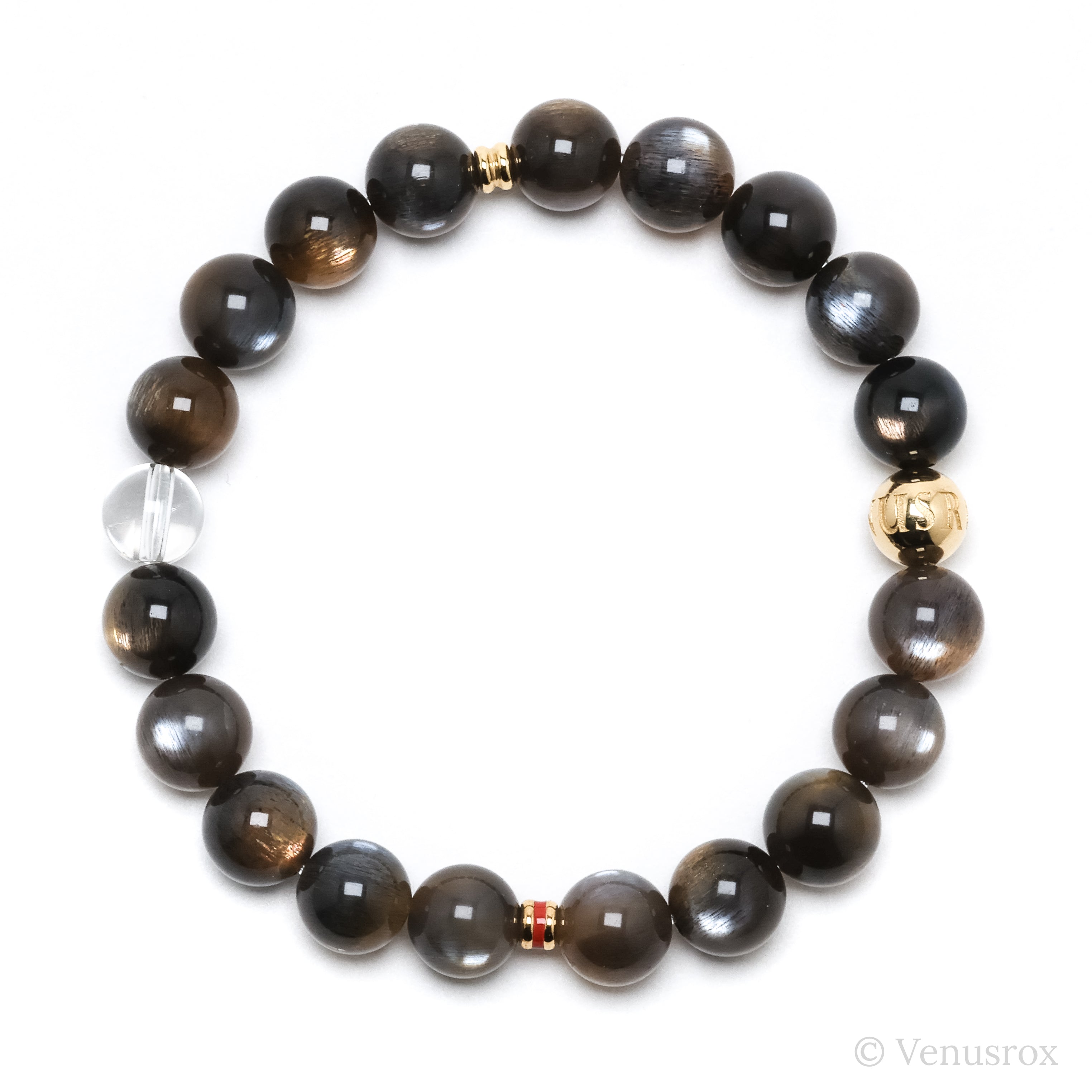 Black Sunstone Bracelet from India | Venusrox