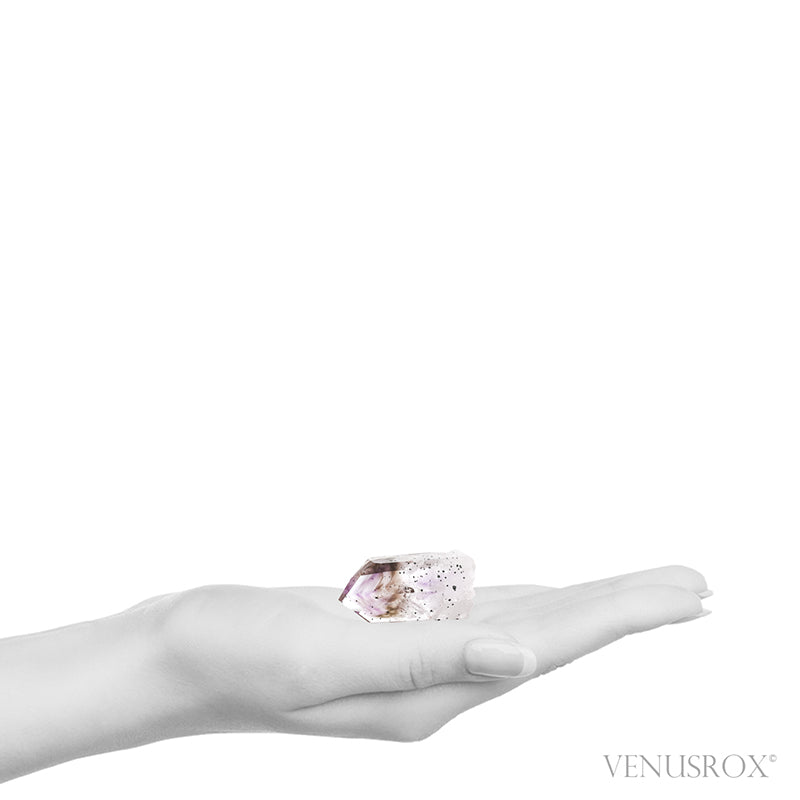 BRANDBERG AMETHYST/SMOKY PHANTOM QUARTZ NATURAL POINT - NATURAL CRYSTALS