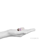 Brandberg Amethyst/Smoky Phantom Quartz with Prehnite Natural Point from the Brandberg Mountains, Namibia | Venusrox