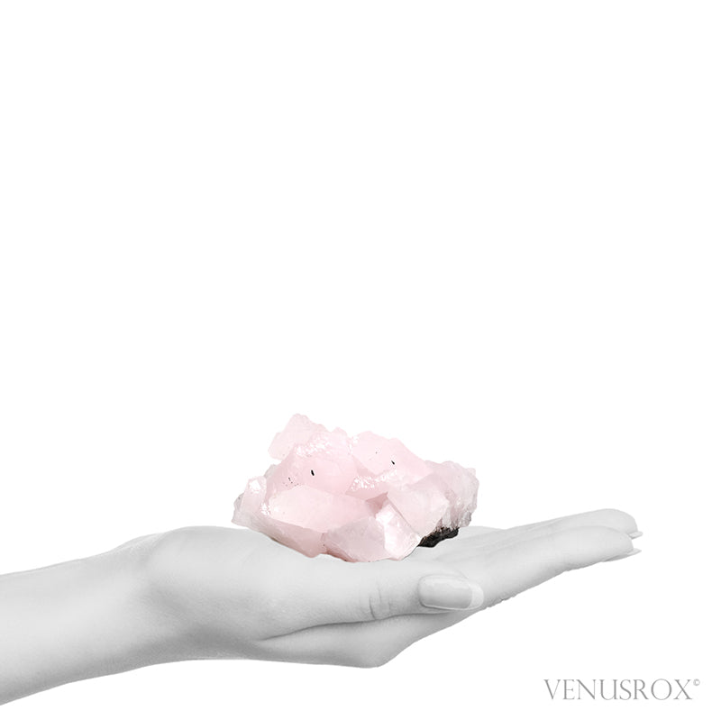 Mangano Calcite with Sphalerite Natural Cluster from the Vtoroy Sovetskiy Mine, Dalnegorsk, Primorskiy Kray, Russia | Venusrox