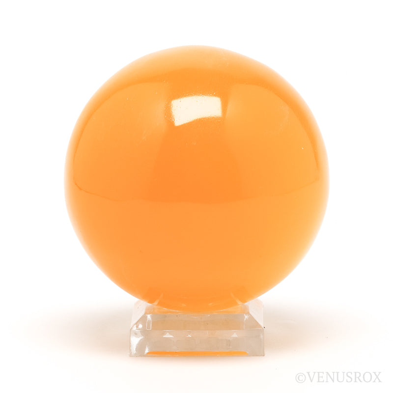 Orange Calcite Sphere from Utah, USA | Venusrox