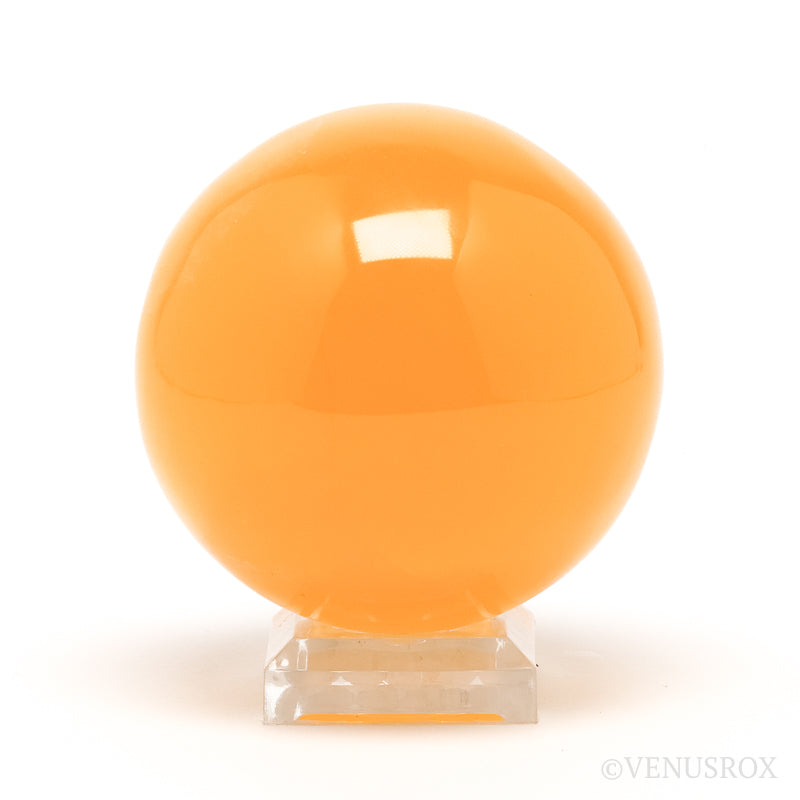 Orange Calcite Sphere from Utah, USA | Venusrox